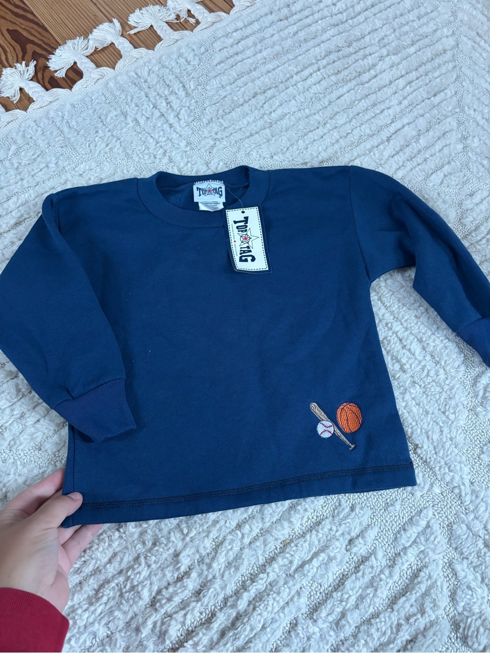 Boys vintage sports Long-Sleeve Sports Tee